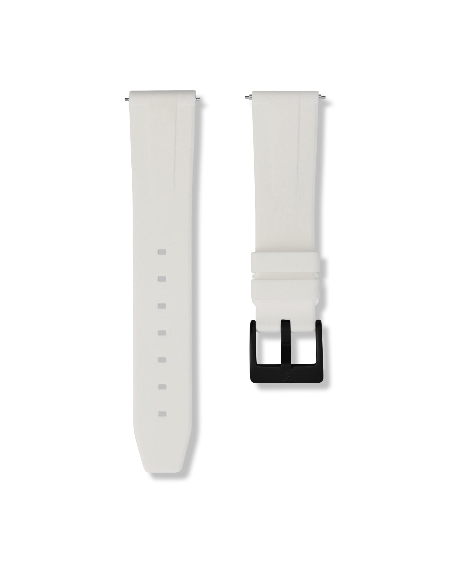 Quick Release White PVD Black Buckle