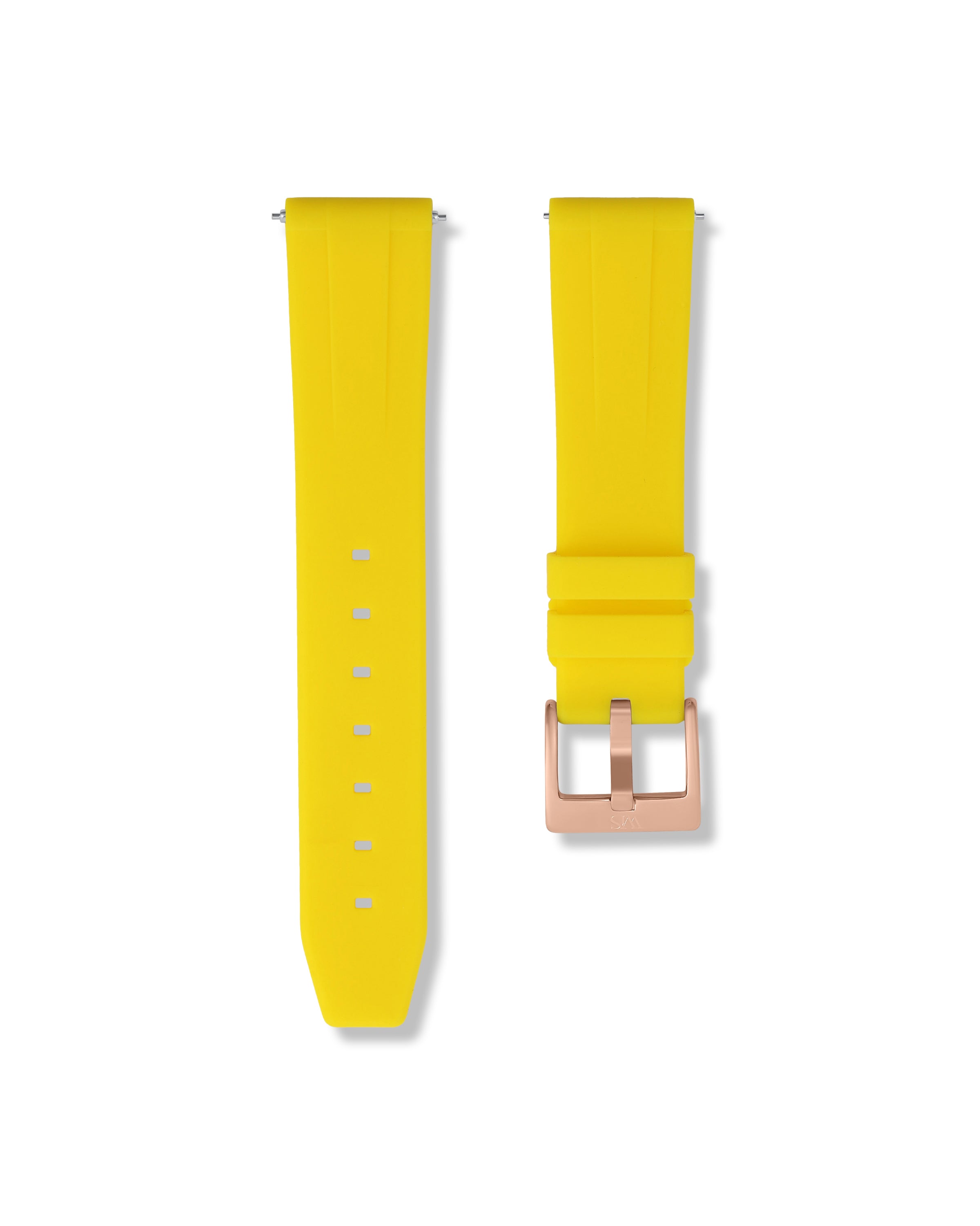 Quick Release Yellow Polished Rose Gold Buckle