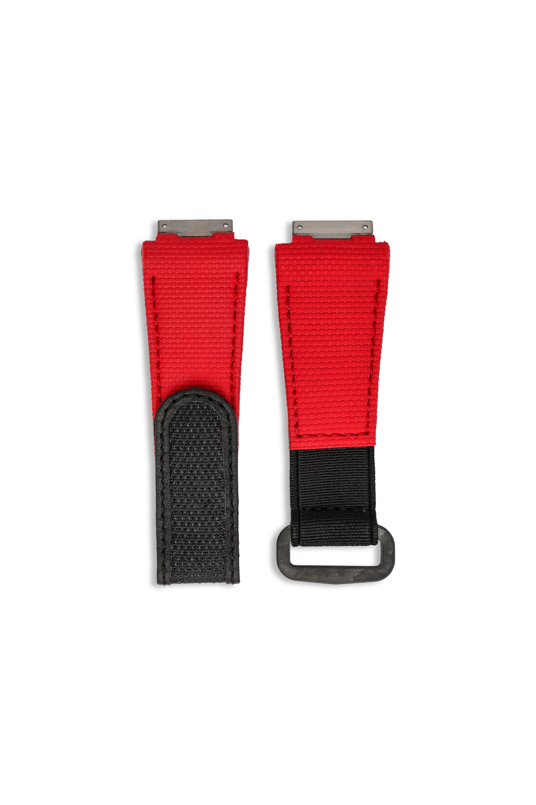 Red Watch Band for RM 011 Richard Mille Elastic Velcro WIS Watch Strap