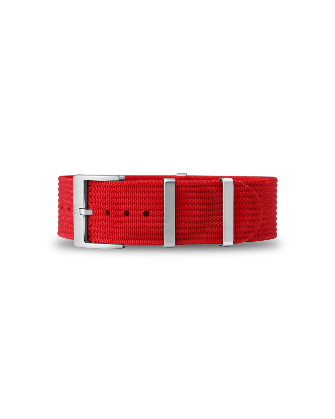 Scarlet Red Woven Nylon Strap 22mm | WISSTRAPS