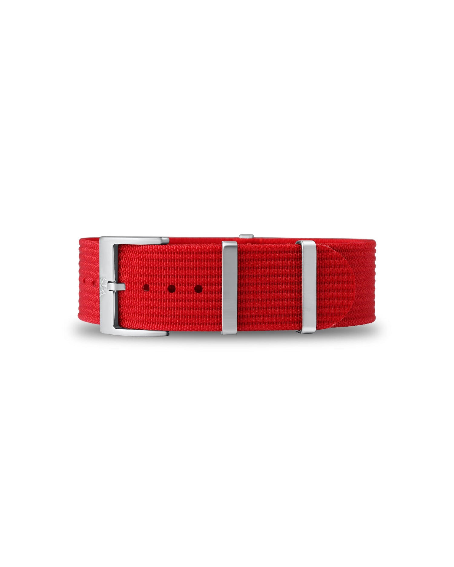 Scarlet Red Woven Nylon Strap 22mm | WISSTRAPS