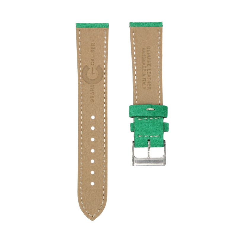 Mint Green - Suede Leather Watch Strap For 20mm