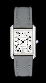 Correa de reloj Nato para Cartier Ronde Solo de Cartier, color rojo escarlata