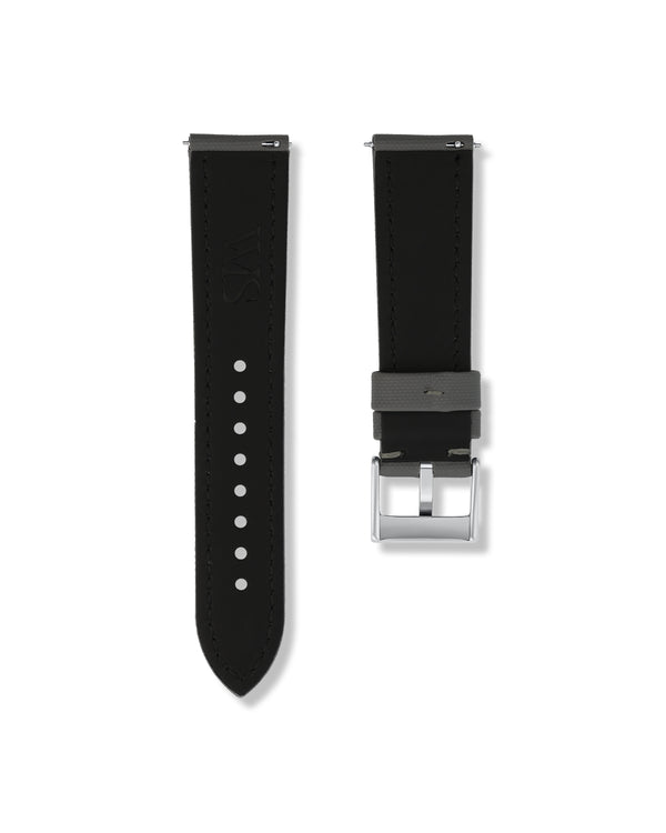 Slate Grey Sailcloth Watch Strap 22mm | WISSTRAPS