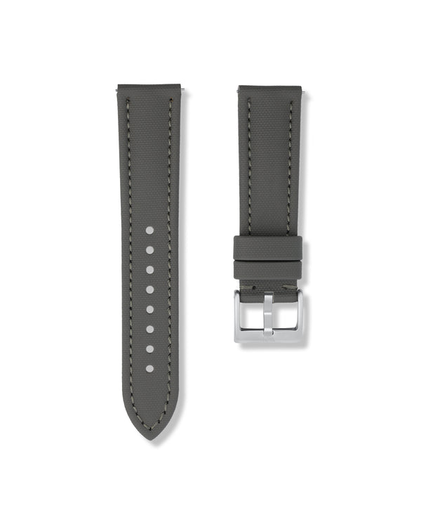 Slate Grey Sailcloth Watch Strap 23mm | WISSTRAPS