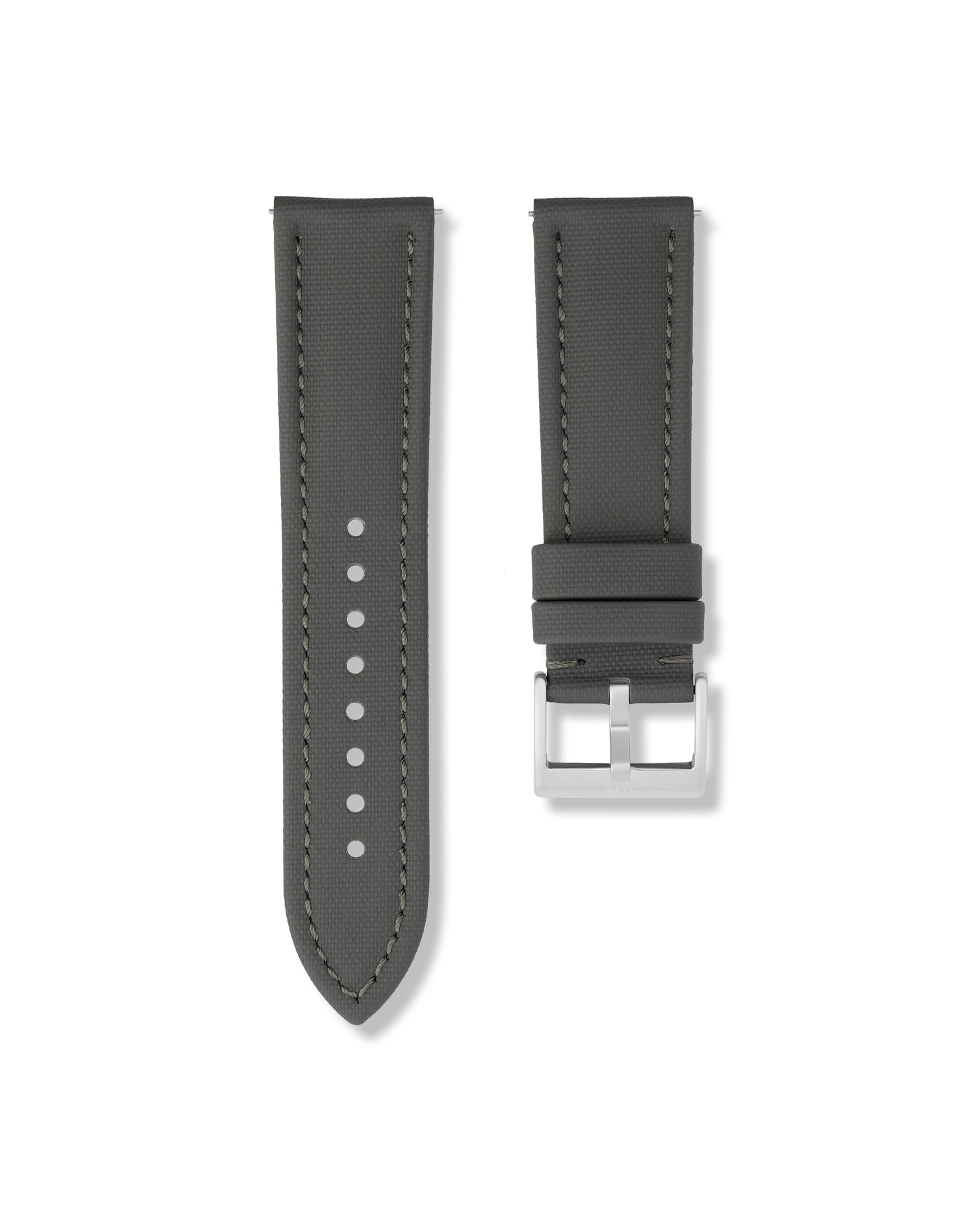 Slate Grey Sailcloth Watch Strap 24mm | WISSTRAPS