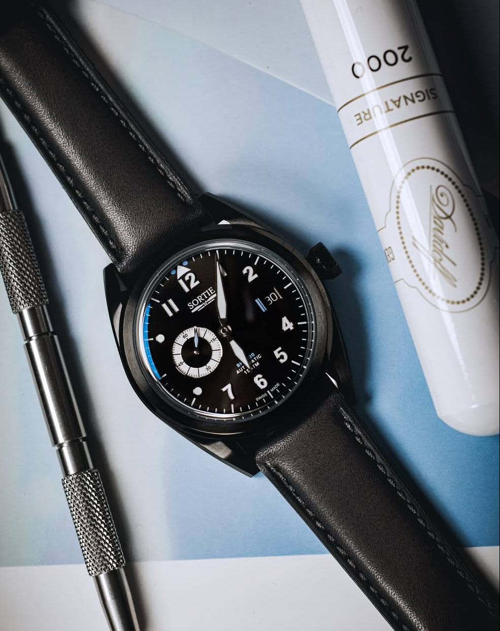 Sortie Watches on WIS Watch Straps Calf Leather Watch Band
