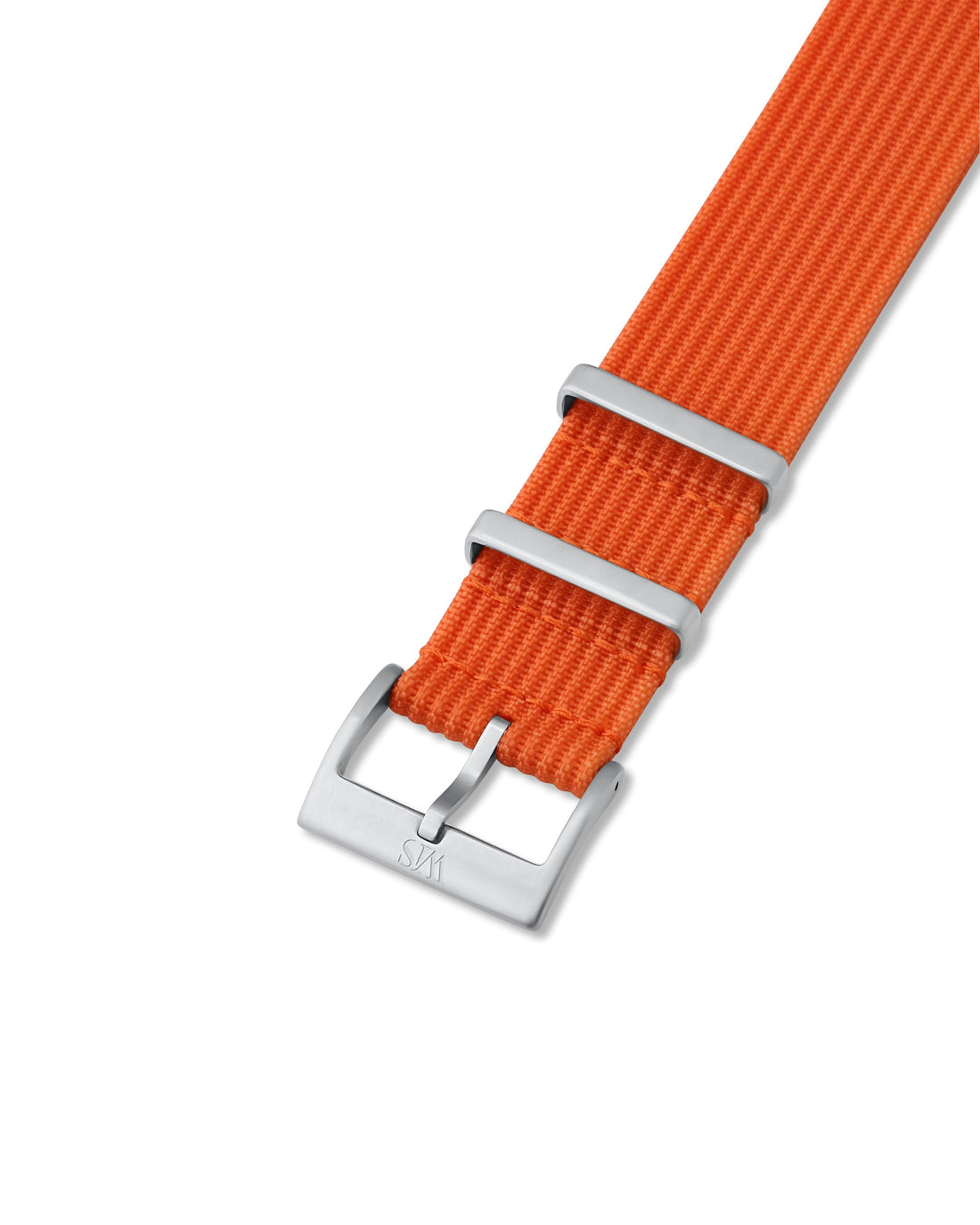 Tangerine Orange Woven Nylon Strap | WISSTRAPS Watch Bands