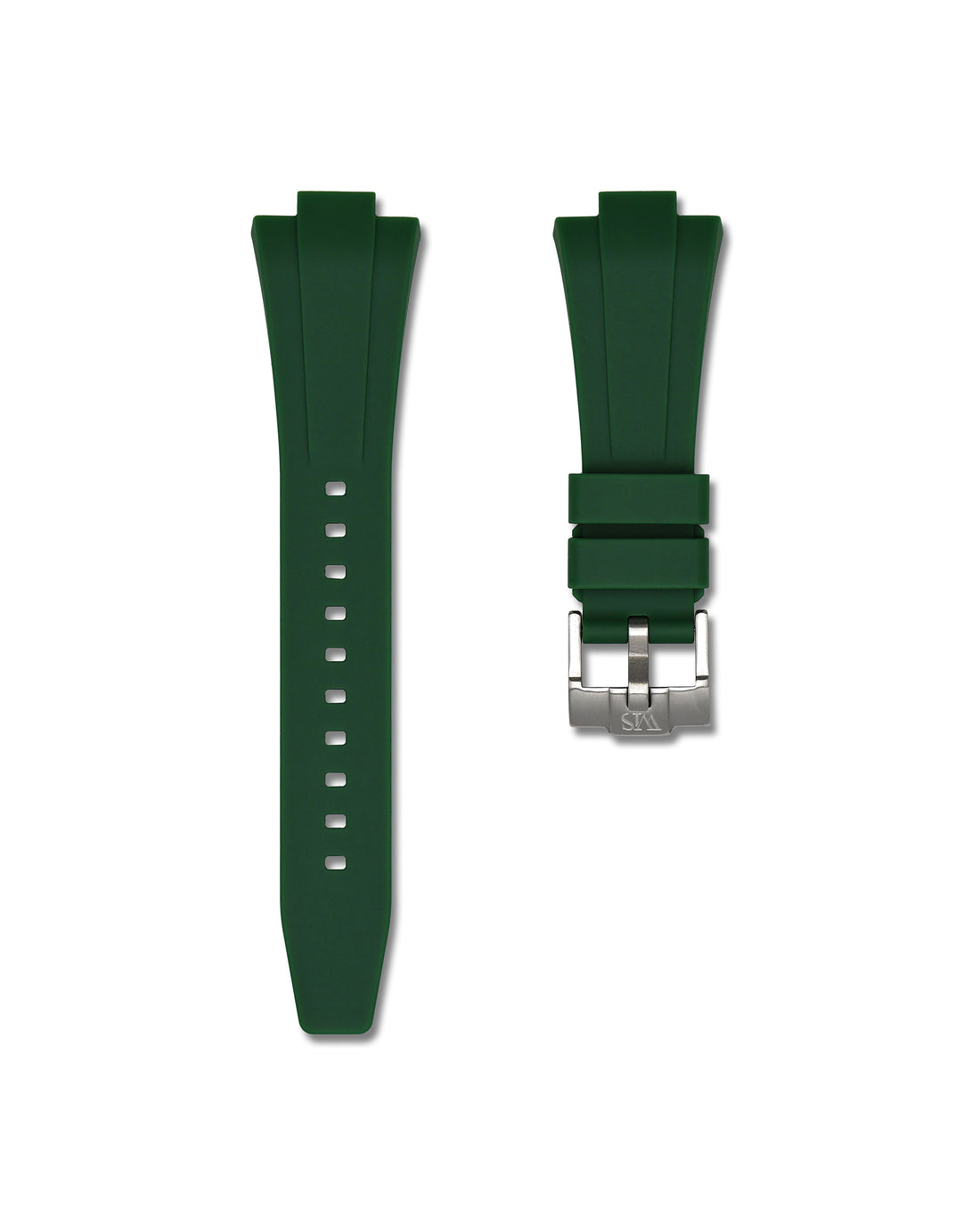 Tissot PRX Green Rubber Quick Release Watch Strap | WIS Straps