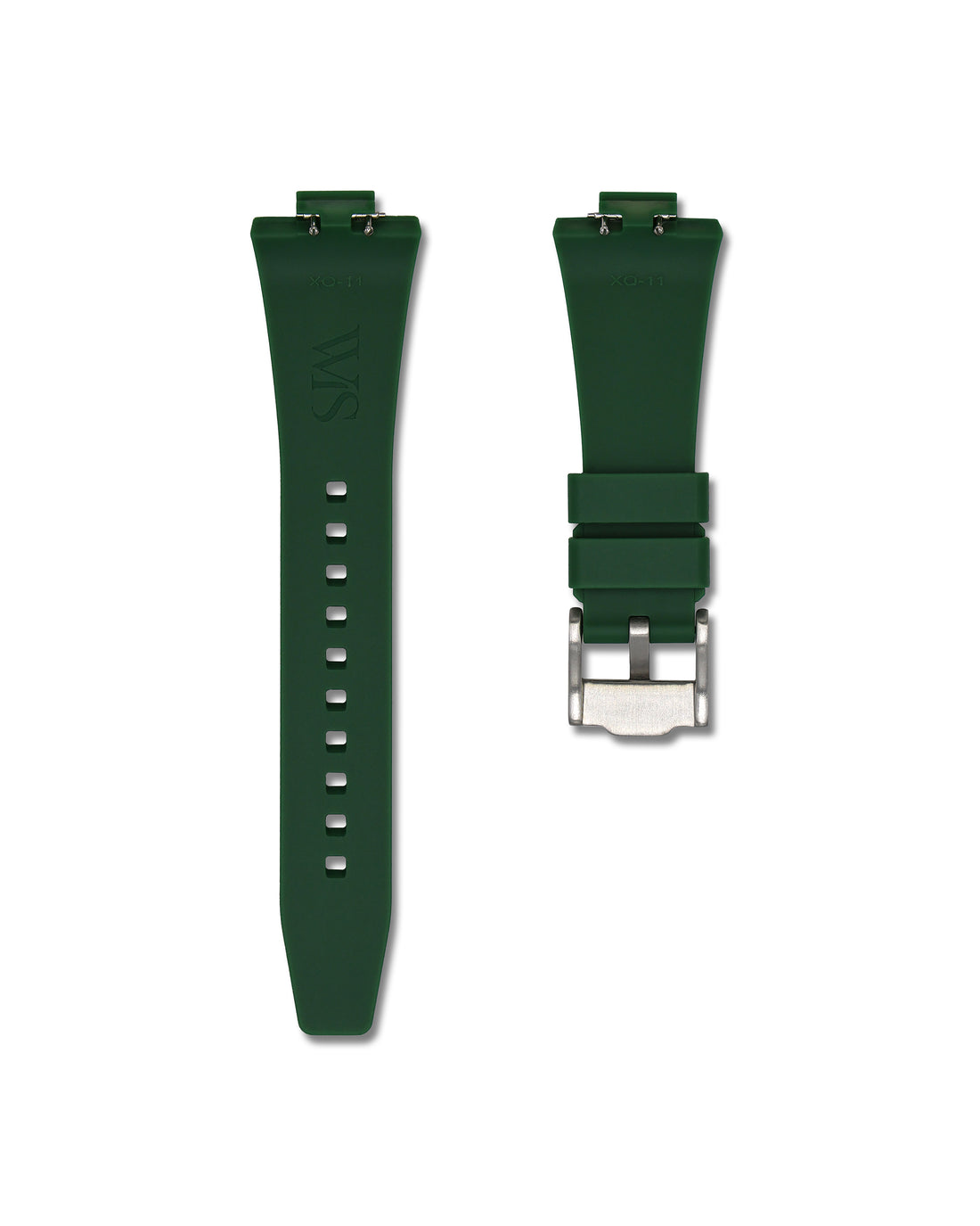 Tissot PRX Green Rubber Quick Release Watch Strap | WIS Straps