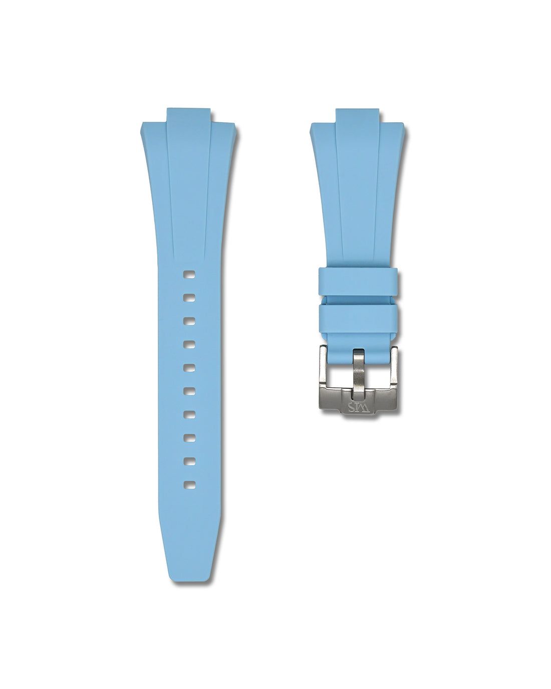 Tissot PRX Ice Blue Rubber Quick Release Watch Strap | WIS Straps