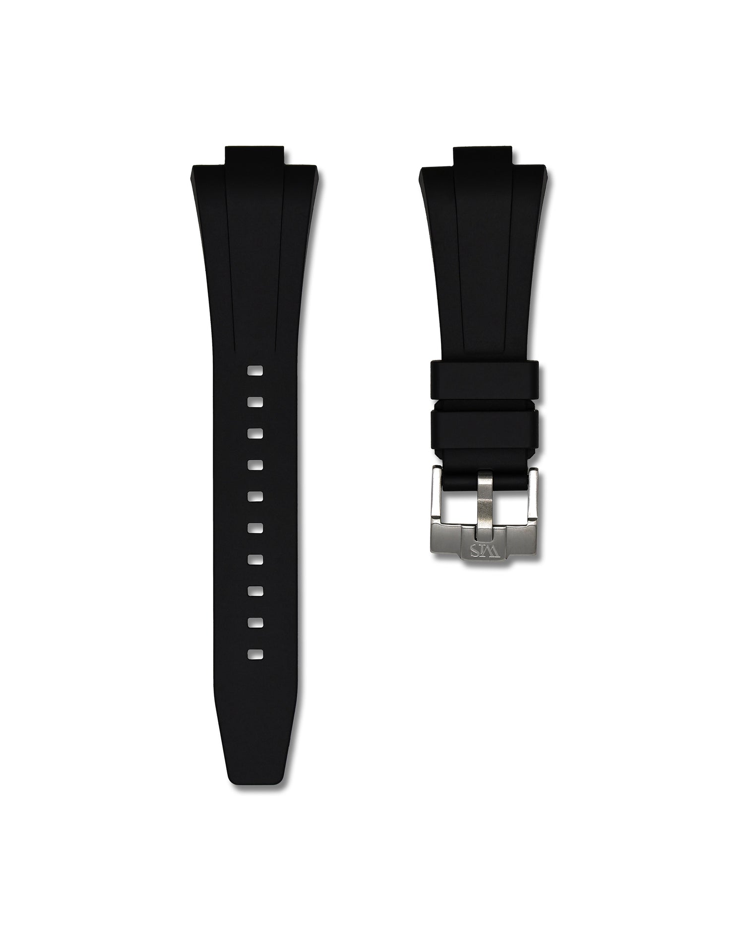 Tissot PRX Black Rubber Quick Release Watch Strap | WIS Straps
