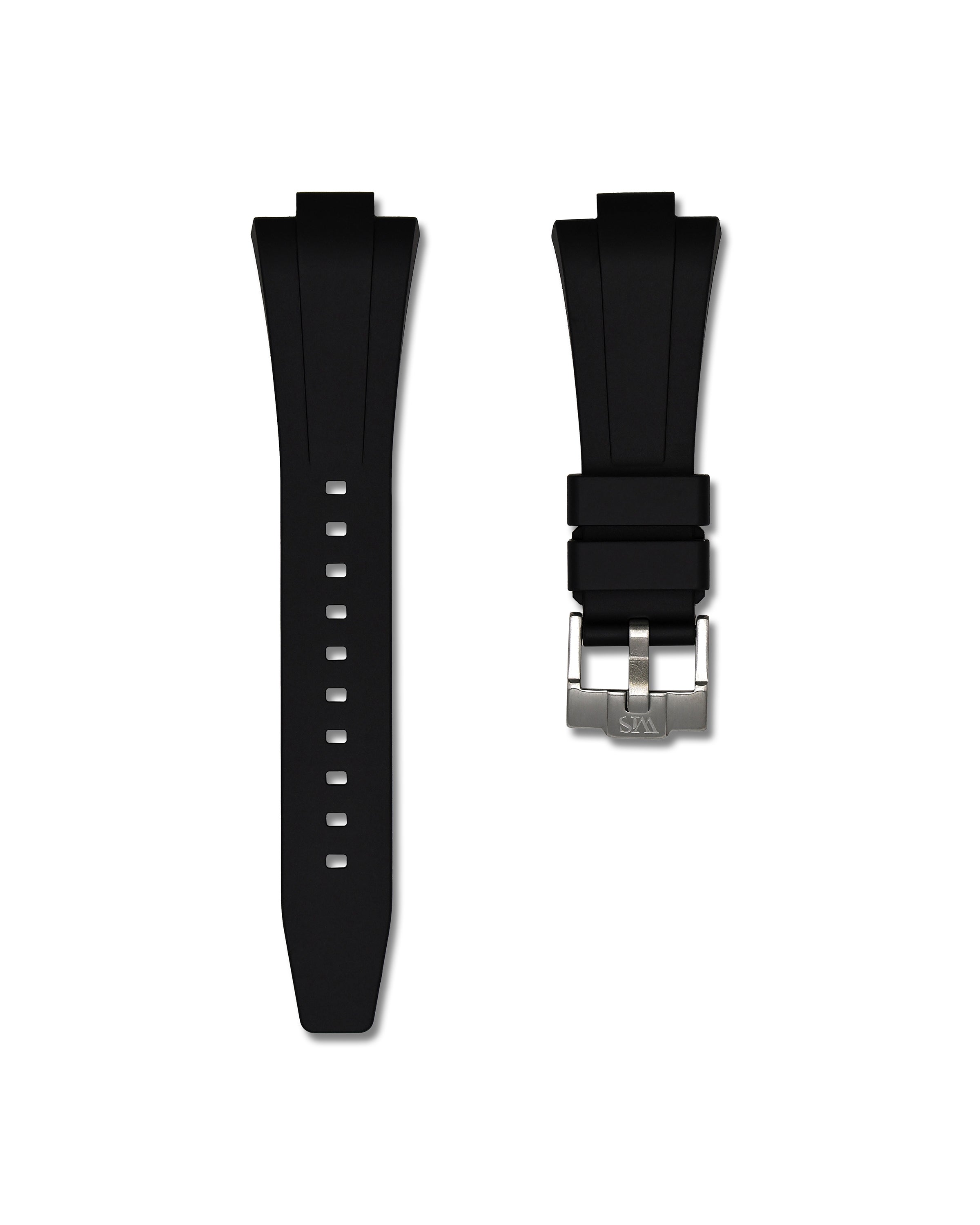Tissot PRX Black Rubber Quick Release Watch Strap | WIS Straps