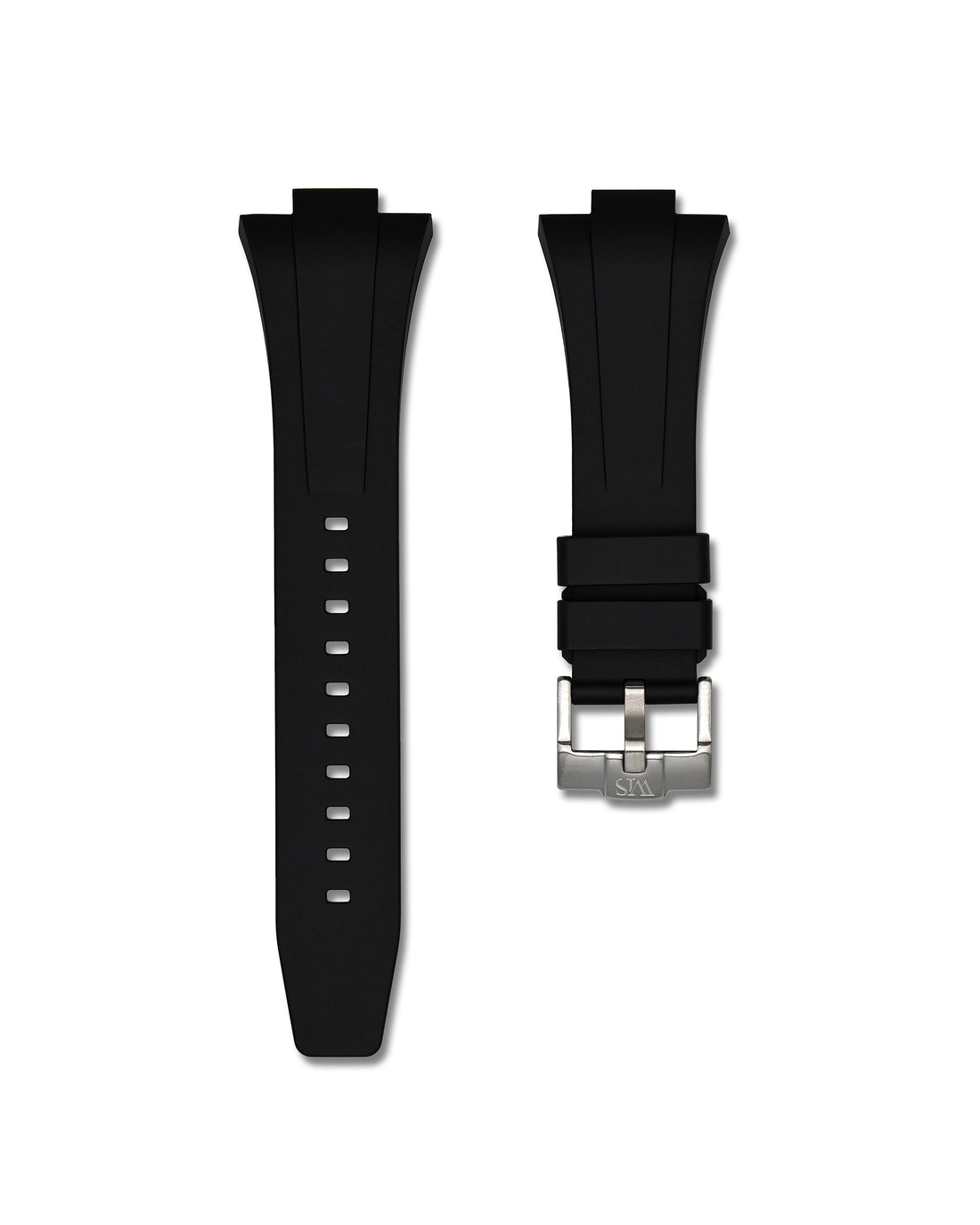 Tissot PRX Black Rubber Quick Release Watch Strap | WIS Straps
