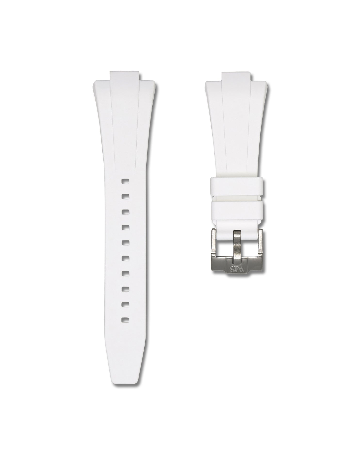 Tissot PRX White Rubber Quick Release Watch Strap | WIS Straps