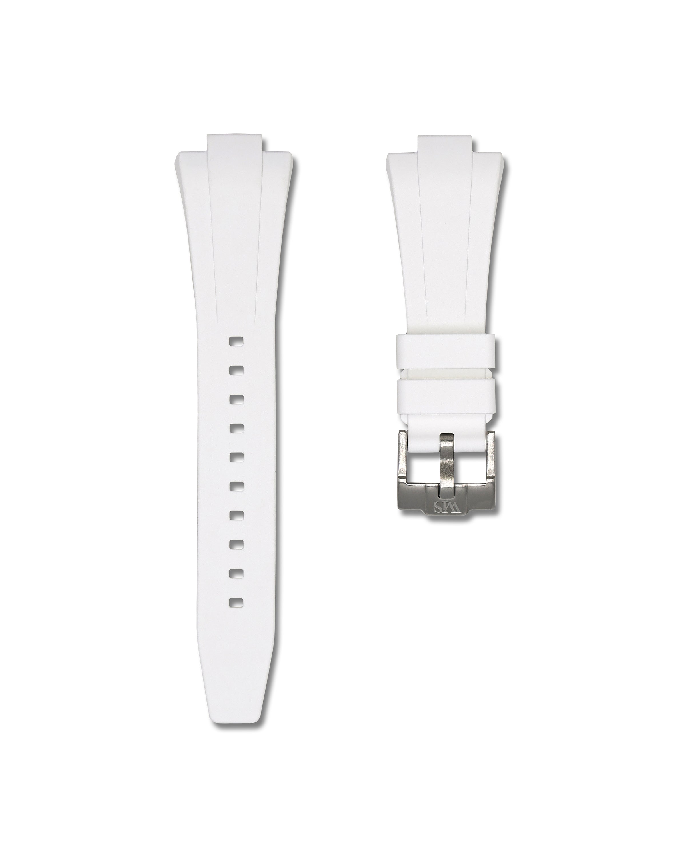 Tissot PRX White Rubber Quick Release Watch Strap | WIS Straps