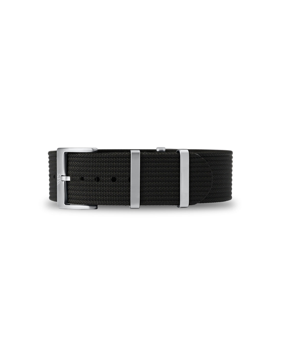 Tuxedo Black Woven Nylon Strap 22mm | WISSTRAPS