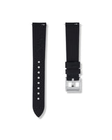 Tuxedo Black Sailcloth Watch Strap 19mm | WISSTRAPS