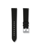 Tuxedo Black Sailcloth Watch Strap 20mm | WISSTRAPS