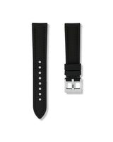 Tuxedo Black Sailcloth Watch Strap 20mm | WISSTRAPS