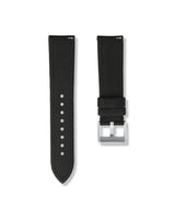 Tuxedo Black Sailcloth Watch Strap 23mm | WISSTRAPS