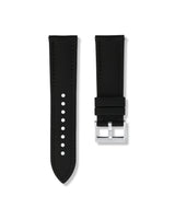Tuxedo Black Sailcloth Watch Strap 24mm | WISSTRAPS