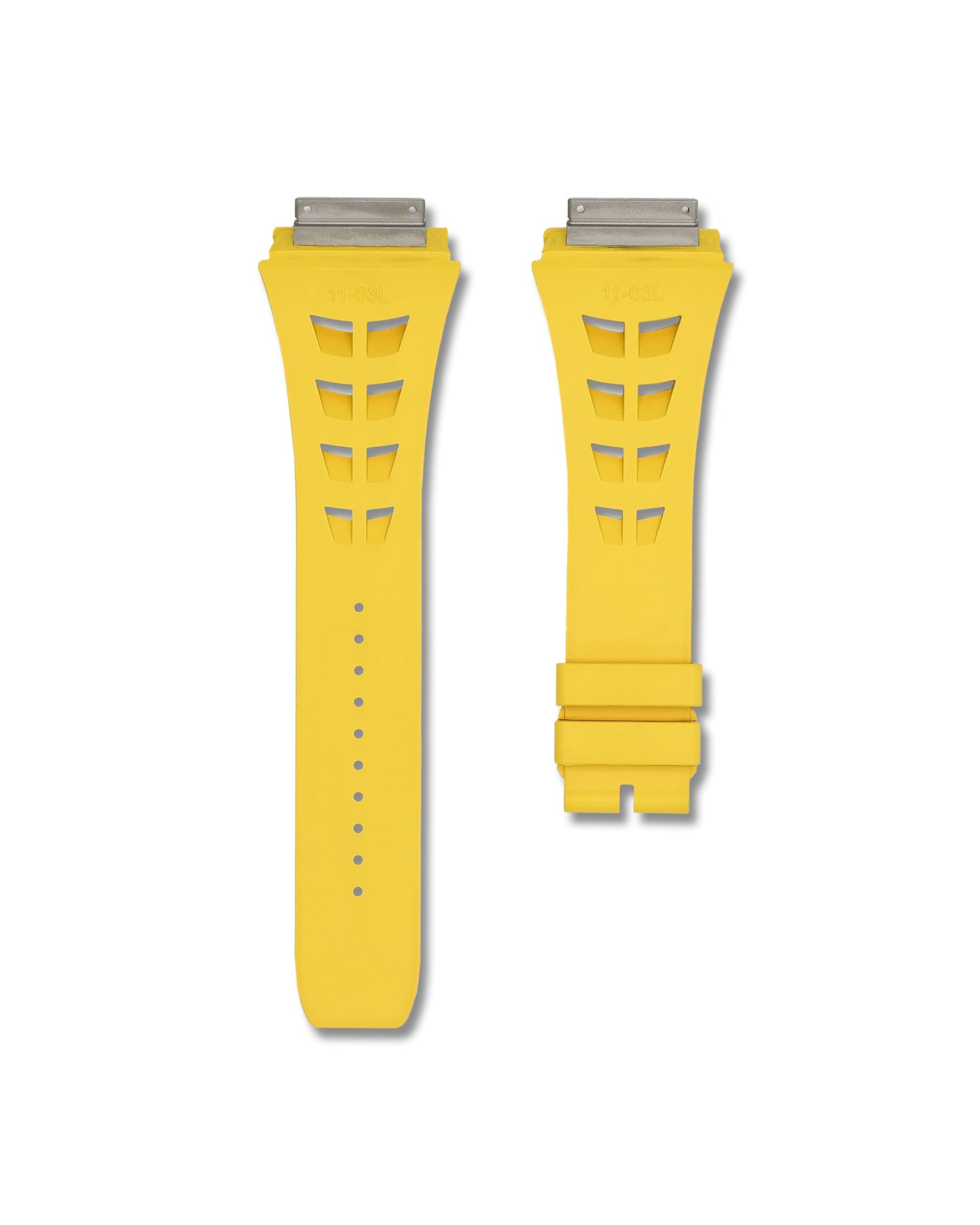Richard Mille Yellow Rubber Watch Strap For RM 30 | WIS Watch Straps
