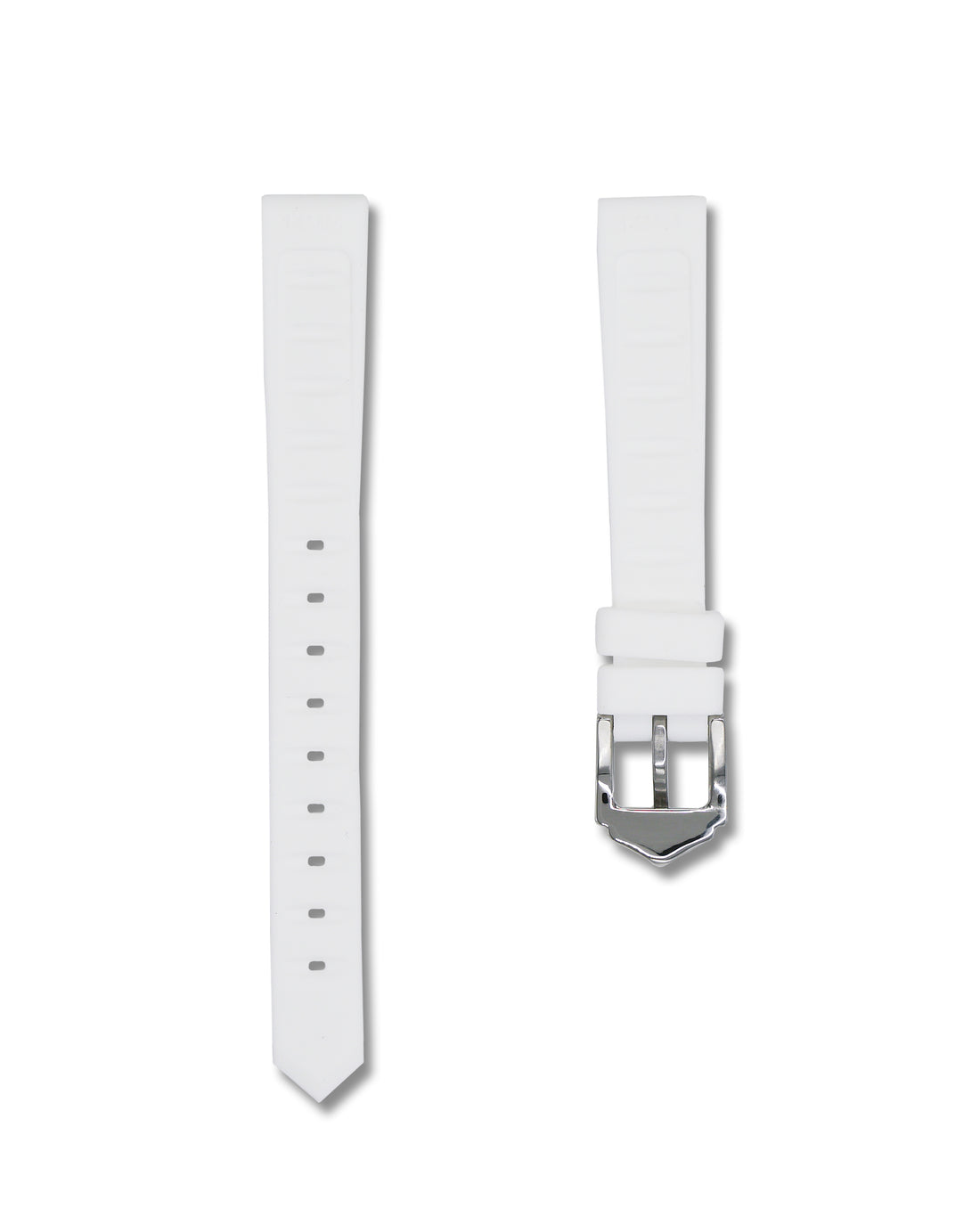 Polar White - Rubber Watch Strap 14mm