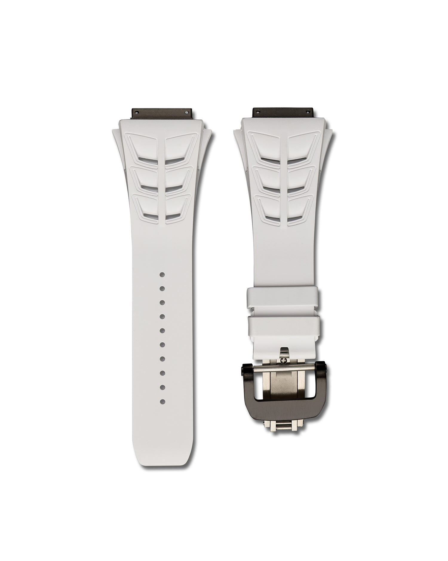 RM30 White Rubber WIS Watch Strap for Richard Mille