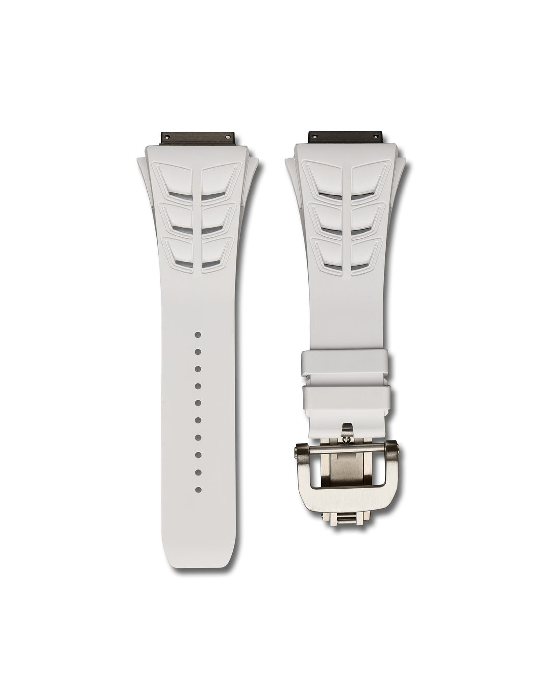 White Rubber Richard Mille RM30 Strap | WIS Watch Straps
