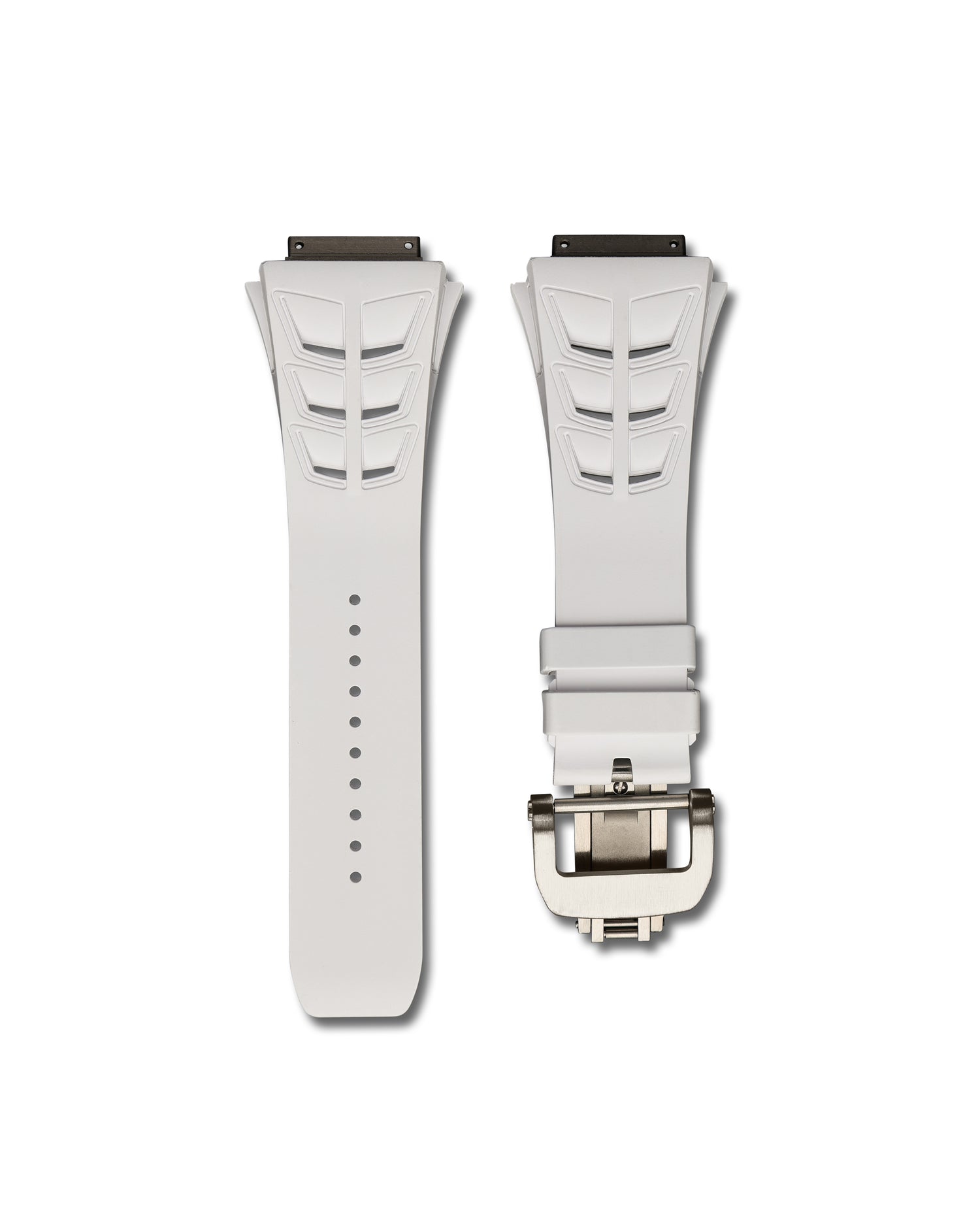 White Rubber Richard Mille RM30 Strap | WIS Watch Straps