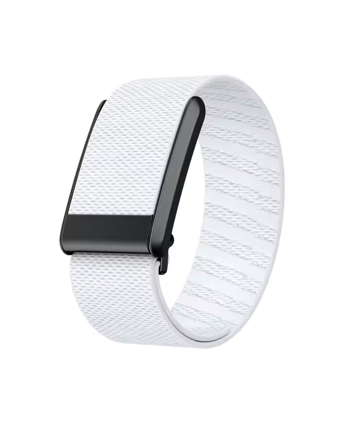 White WHOOP 4.0 Elastic Wrist Band | WIS Straps