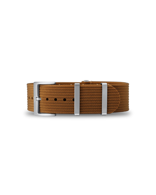 Woodland Brown Nato Strap 22mm | WISSTRAPS