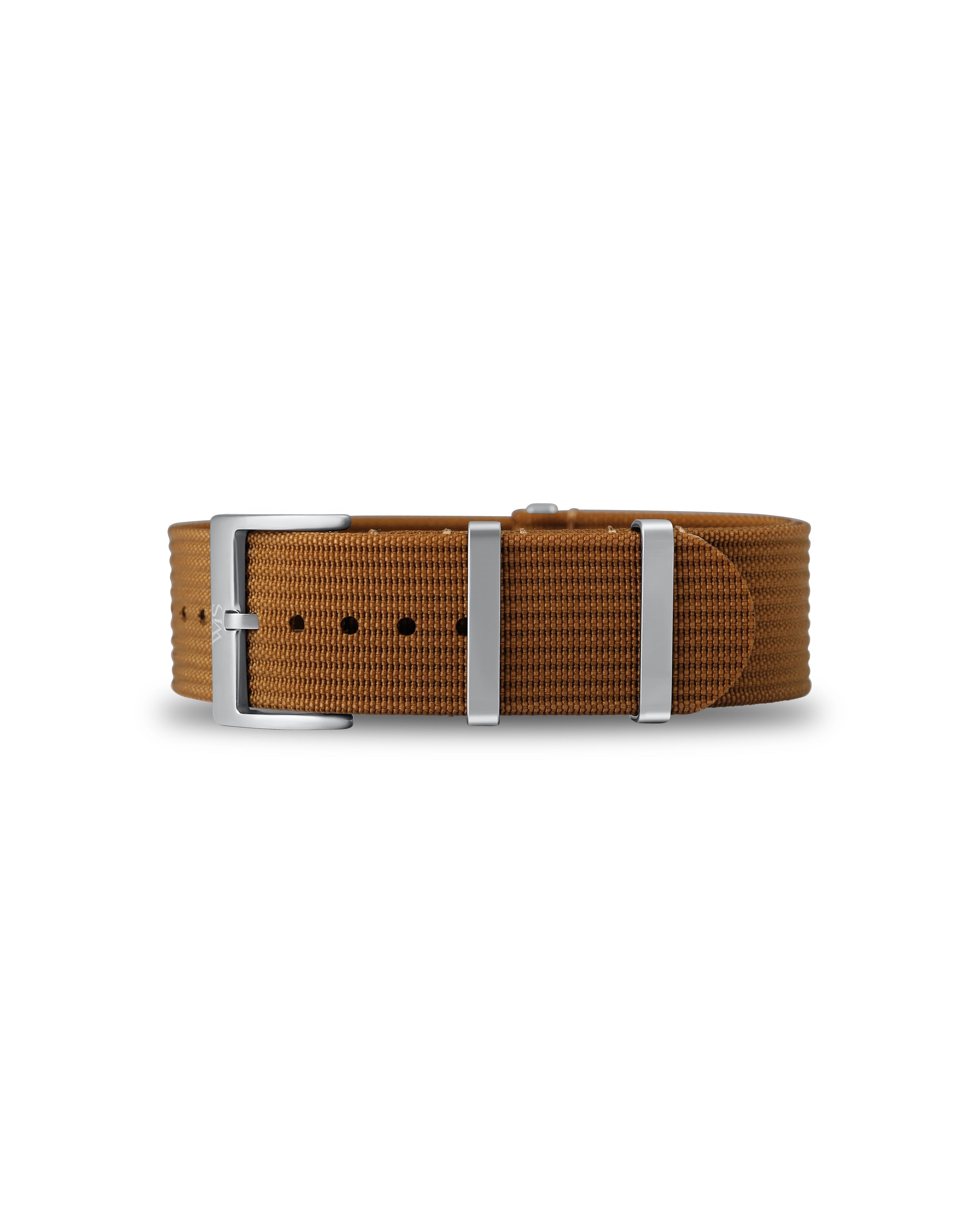 Woodland Brown Woven Nylon Strap 22mm | WISSTRAPS
