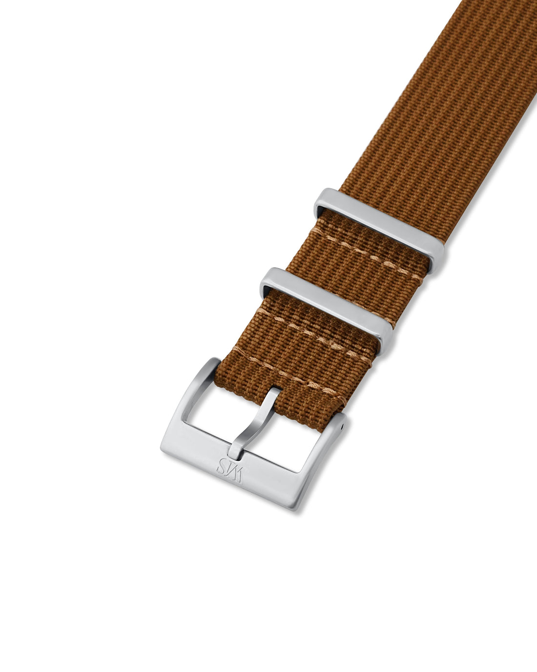 Woodland Brown Woven Nylon Strap | WISSTRAPS Watch Bands