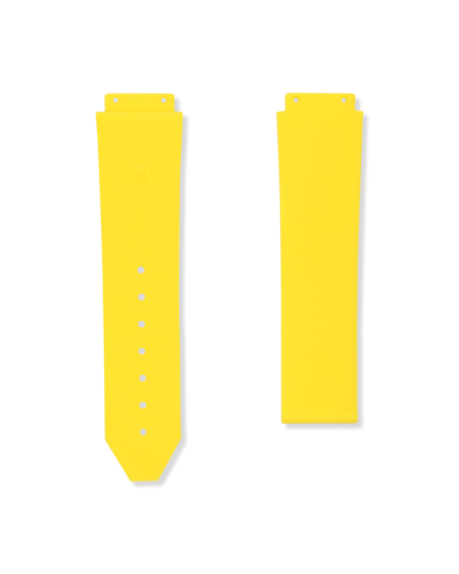 Yellow Hublot Rubber Watch Strap