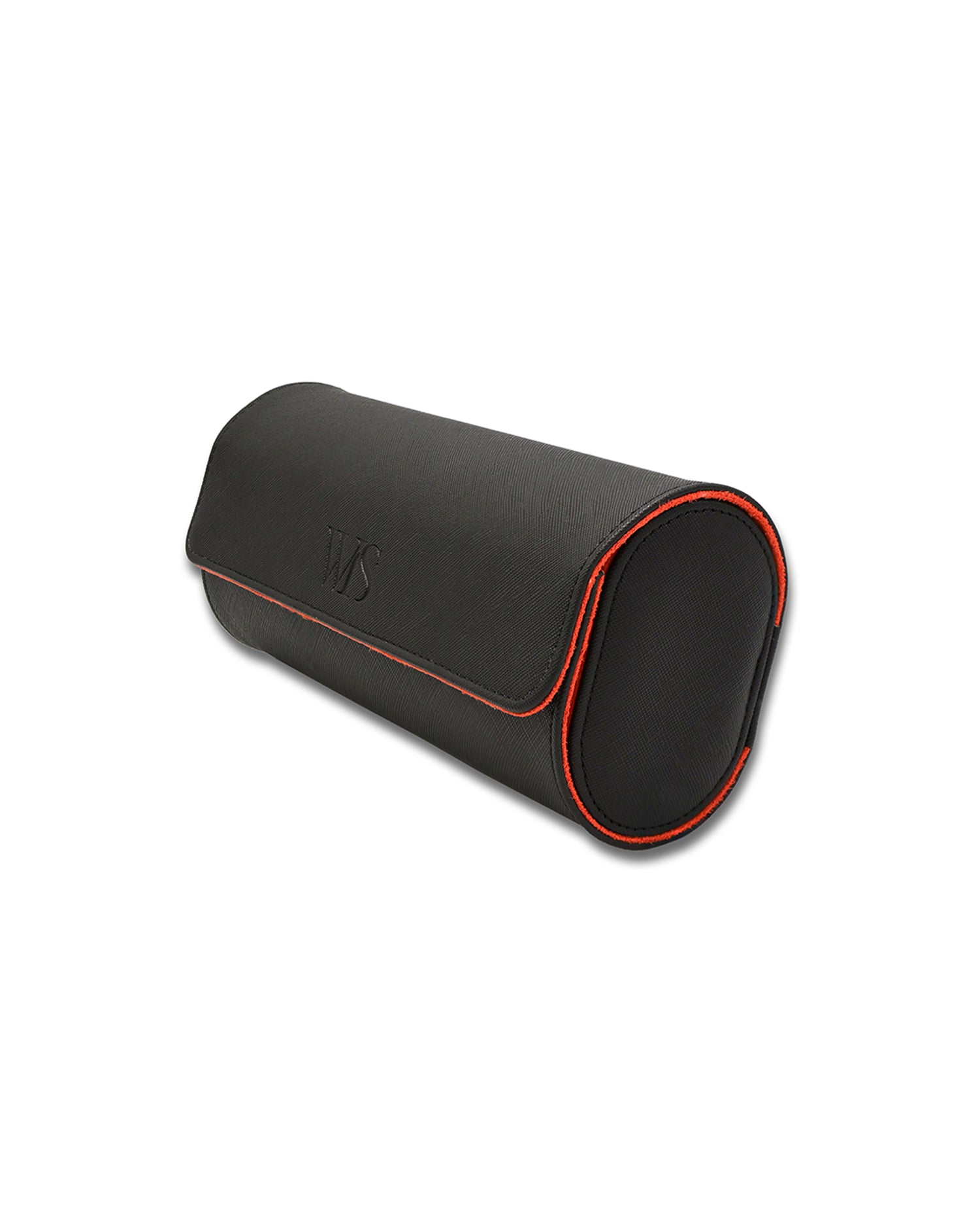 Leather Watch Roll in Black | WIS Watch Straps