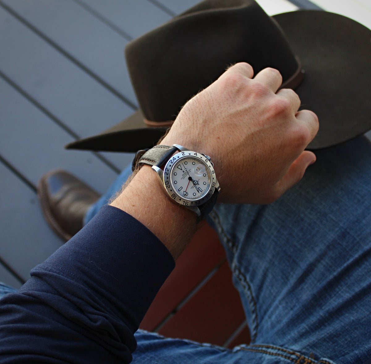 Brown Supple Soft Deer Leather Watch Band | WIS Watch Straps
