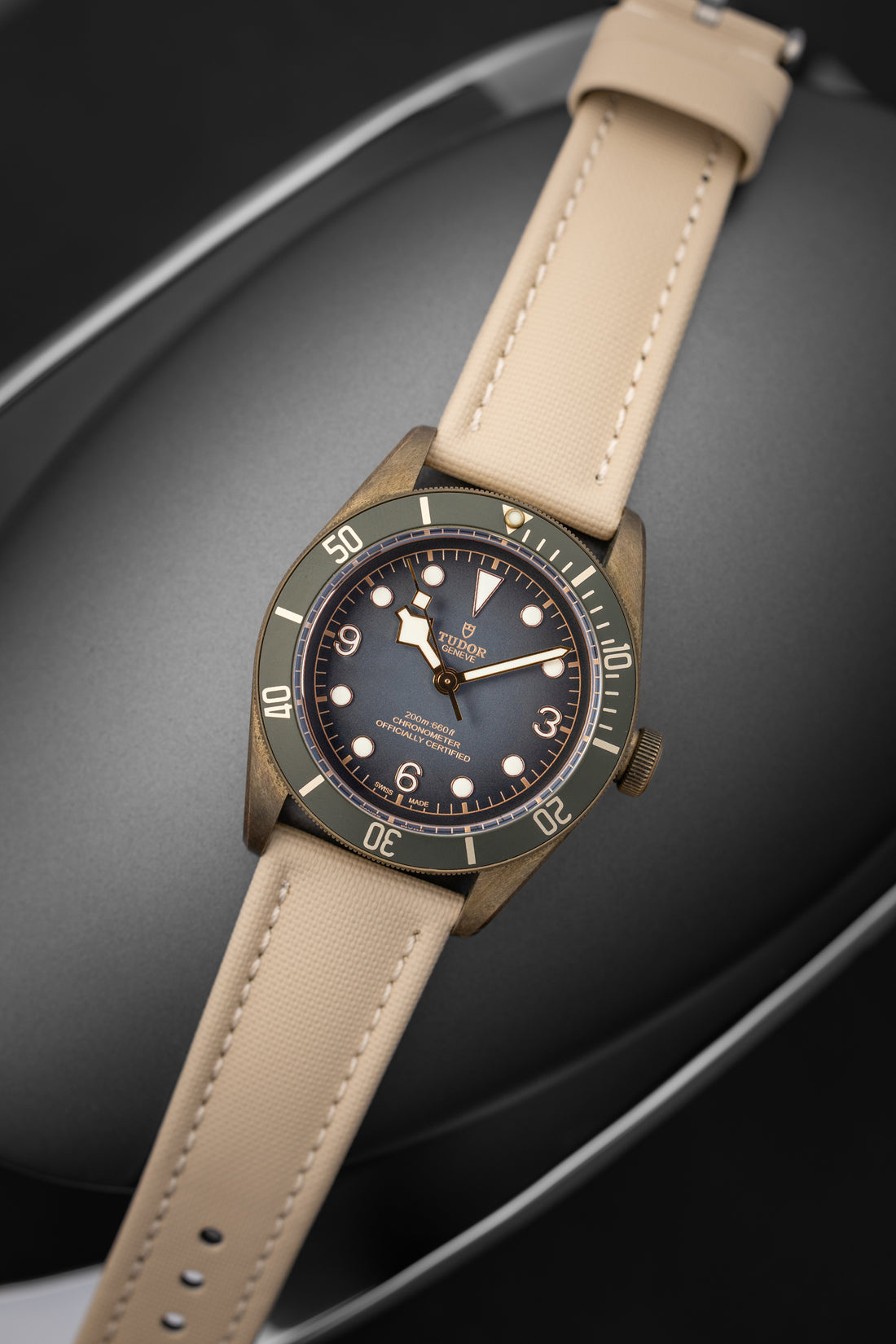 Beige Sailcloth Quick Release Watch Band | WIS Watch Straps