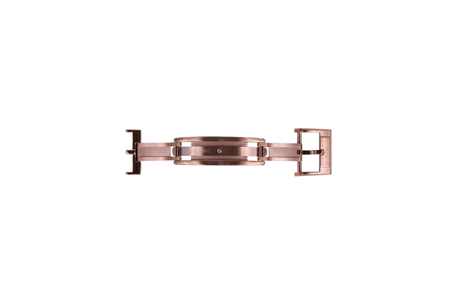 Rose Gold Deployant Butterfly Spring Loaded Clasp | WIS Watch Straps