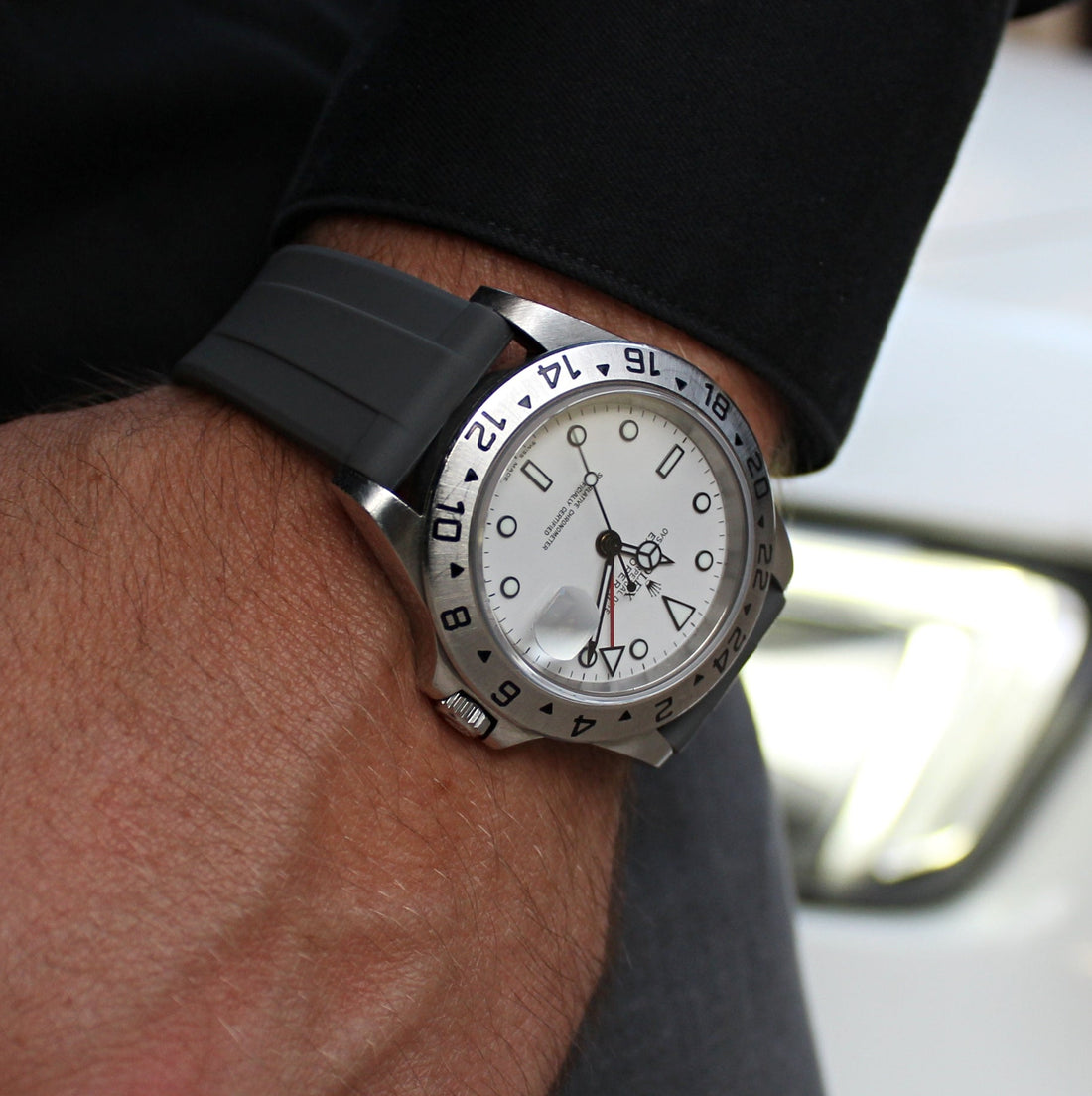 Grey Quick Release Watch Band | WIS Watch Straps