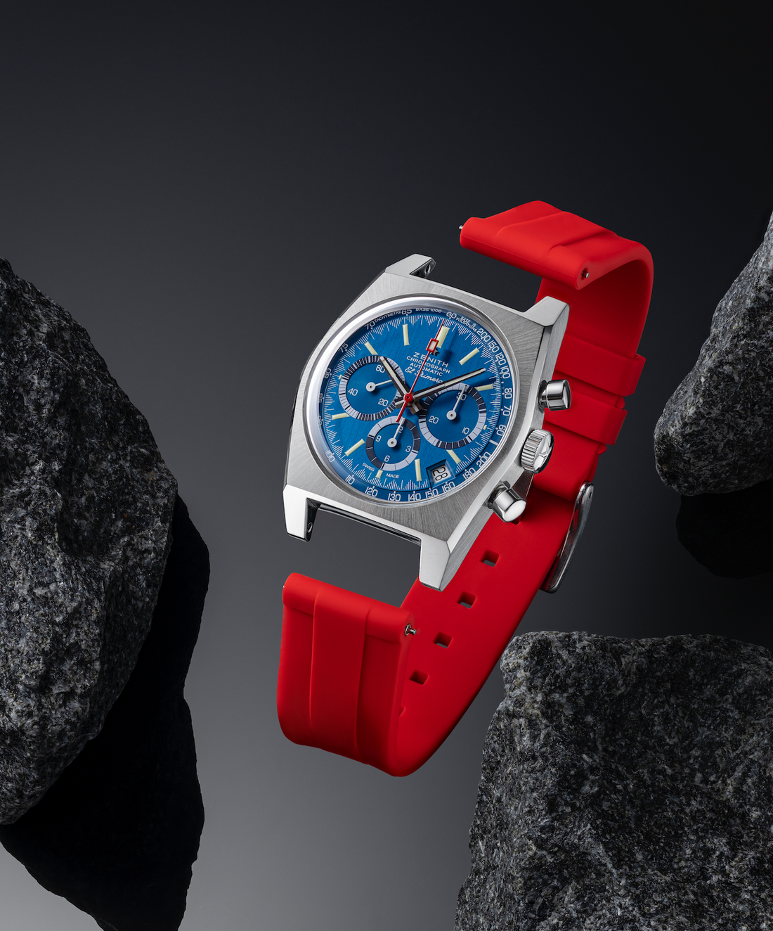 Red Quick Release Rubber Watch Straps | WIS