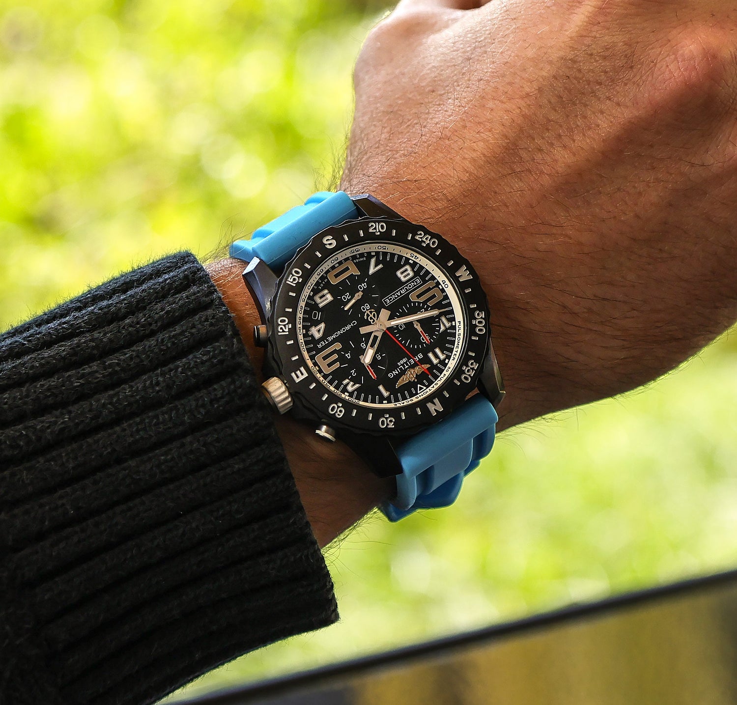 Miami Blue Rubber Watch Strap | WIS