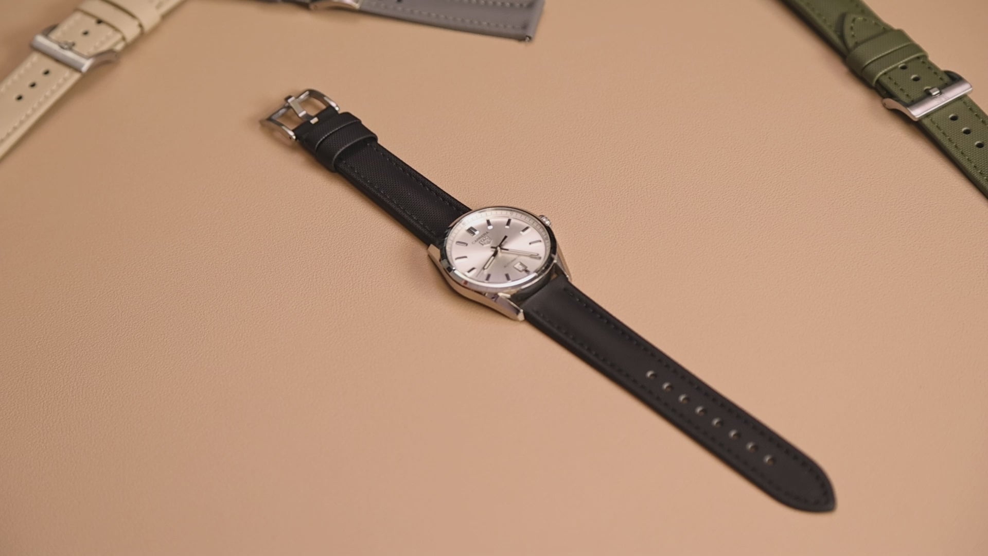 Black Sailcloth Quick Release Watch Band | WIS Watch Straps