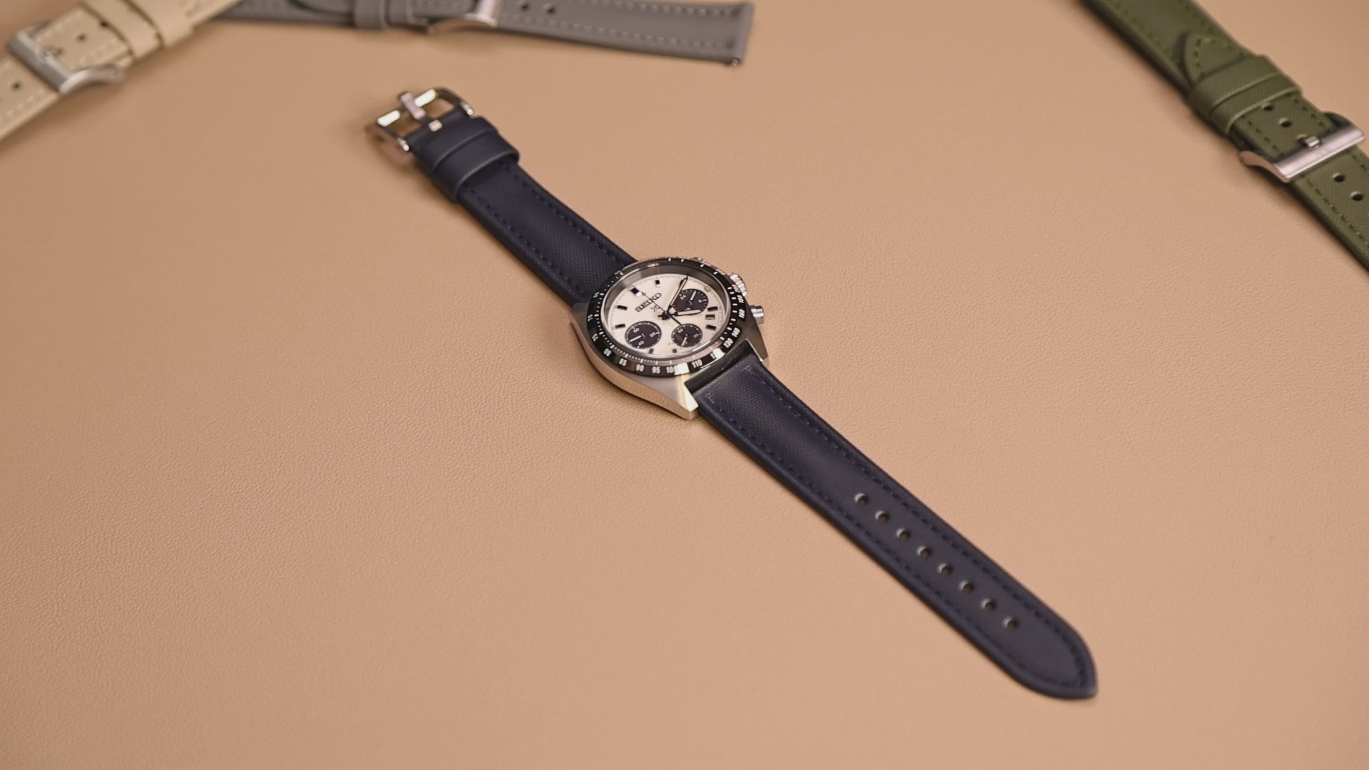 Blue Sailcloth Quick Release Watch Strap | WIS Watch Straps