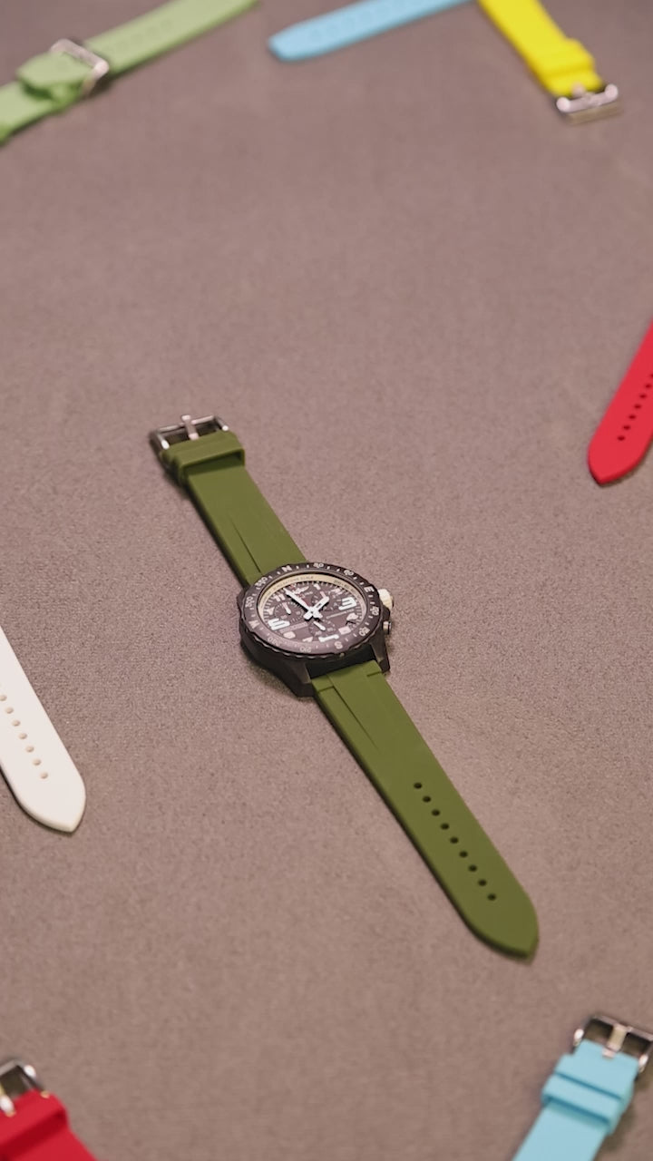 Quick Release Olive Green Rubber Material Video