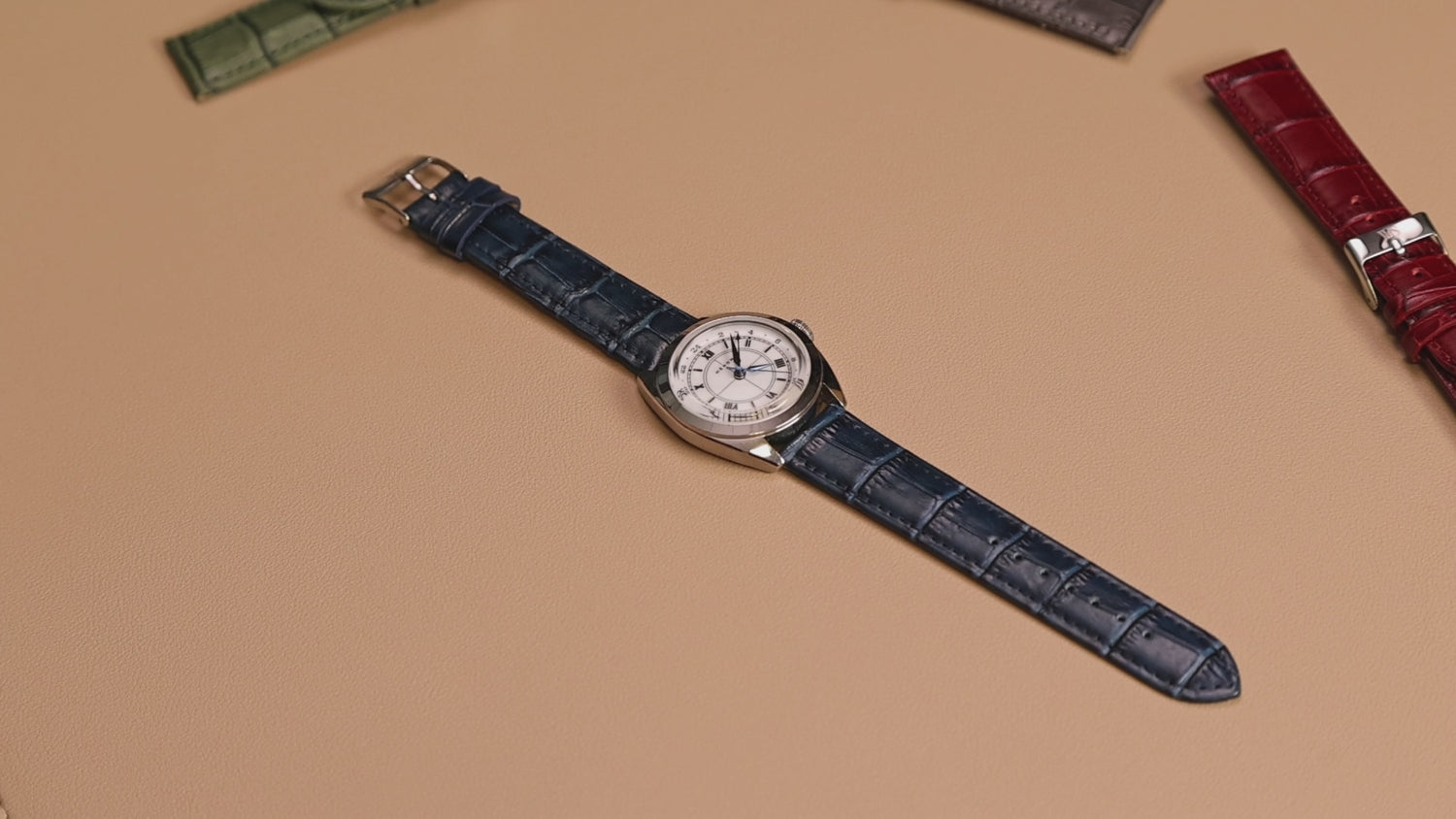Blue Alligator Leather Watch Straps | WIS Watch Straps
