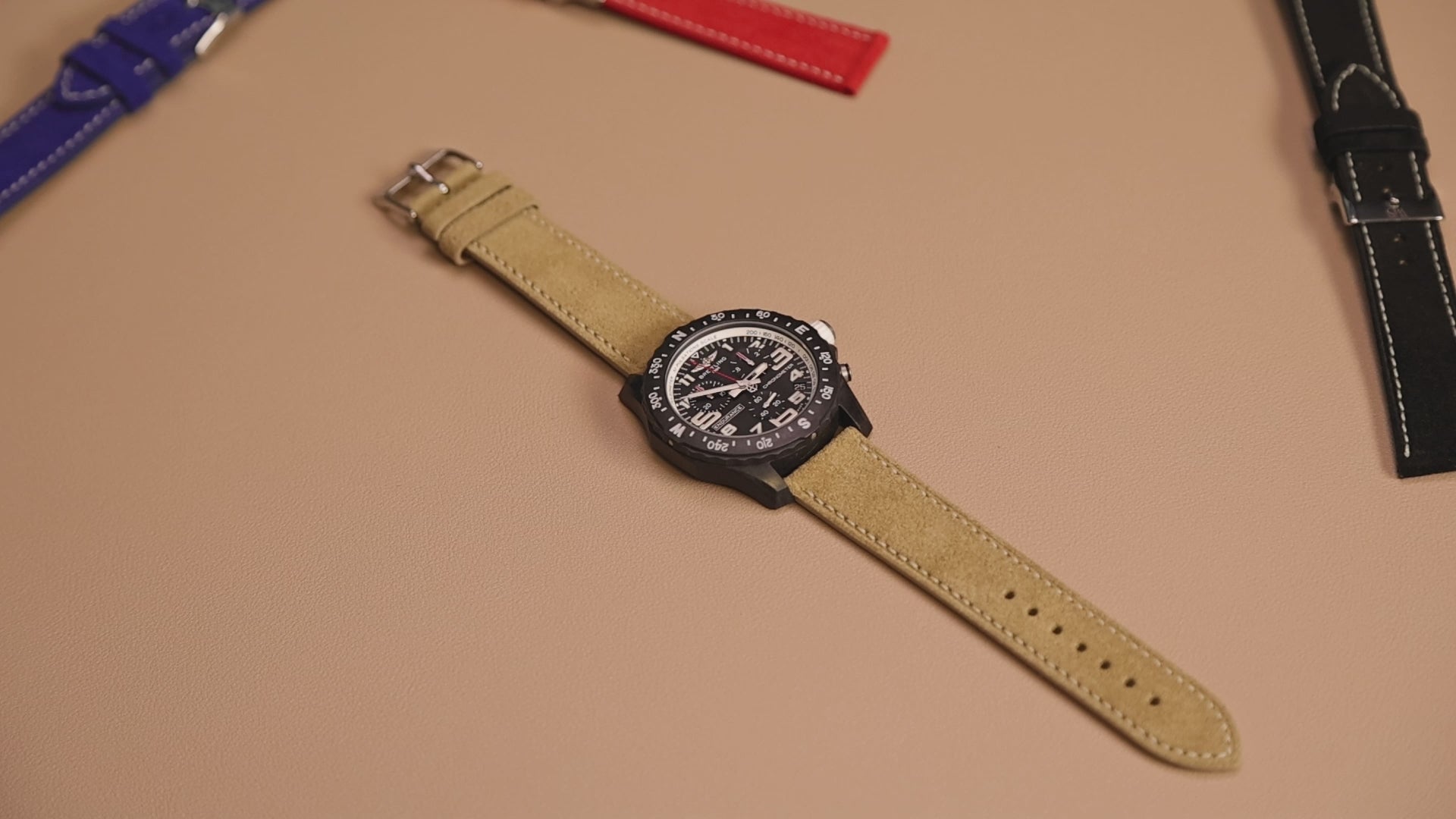 Tan Suede Leather Watch Strap | WIS Watch Straps