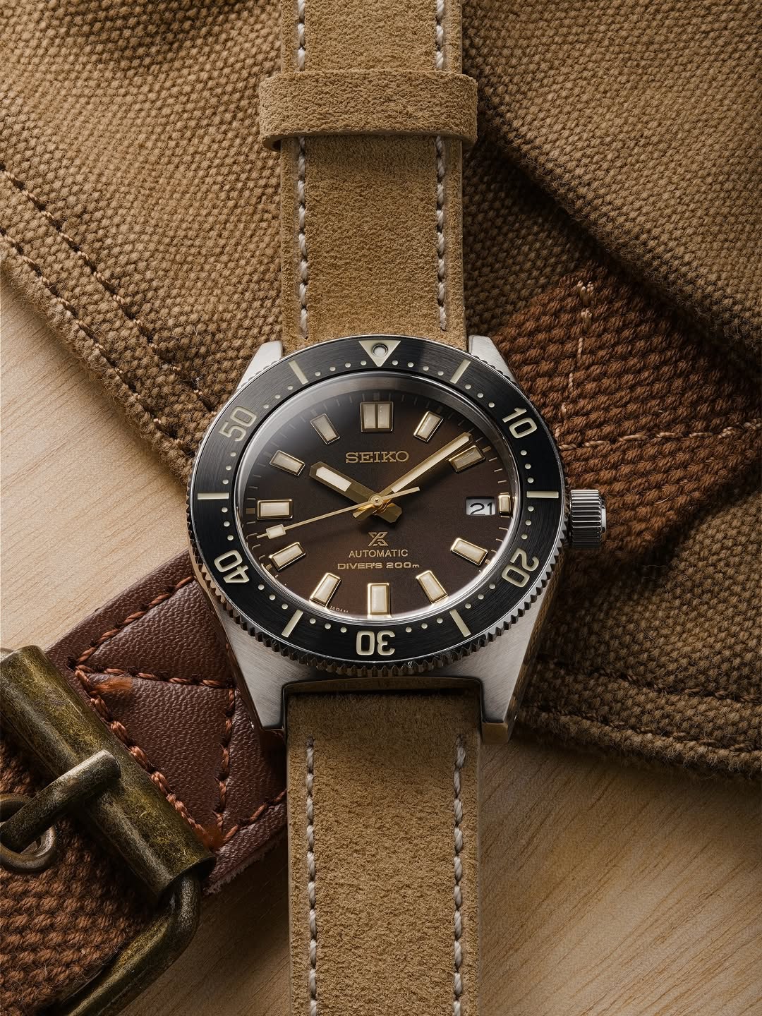 Tan Suede Leather Watch Strap 20mm | WIS Watch Straps