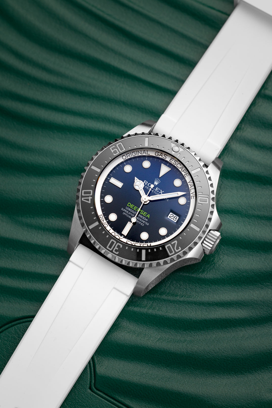 White Rubber Quick Release Watch Band | WIS Watch Straps
